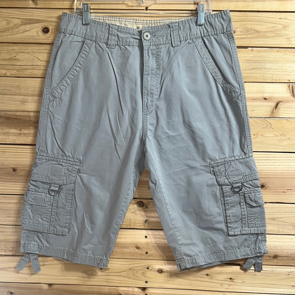 Gray Cargo Shorts